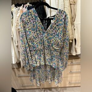 Leith mini floral dress